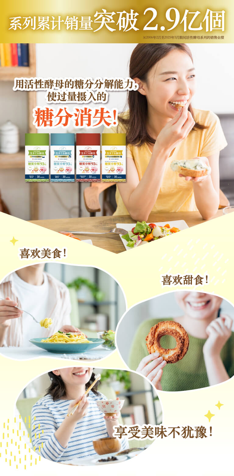 生きてる酵母　食べすぎた糖質をなかったことに！